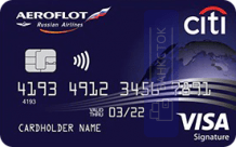 Кредитная карта Аэрофлот от АО КБ «Ситибанк»
