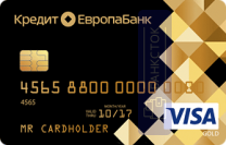 Оформить дебетовую карту Cash Card Visa Gold от АО «Кредит Европа Банк (Россия)»