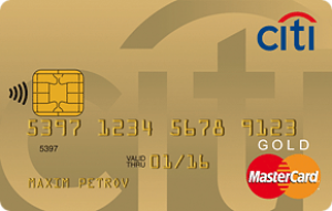 💳 Citibank Mastercard Gold