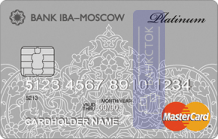 Оформить дебетовую карту MasterCard Platinum от «Банк «МБА-МОСКВА» ООО