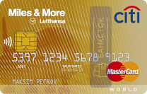 Кредитная карта Miles & More Premium от АО КБ «Ситибанк»