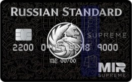 Оформить дебетовую карту 💳 Мир Supreme Premium от АО «Банк Русский Стандарт»